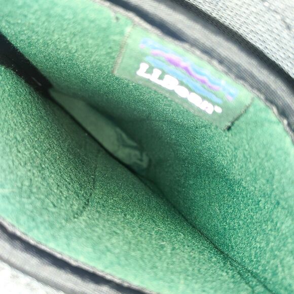 Vintage LL Bean Rain Boots Size 9 Insulated Black Rubber Womens Made In Canada - Picture 11 of 14